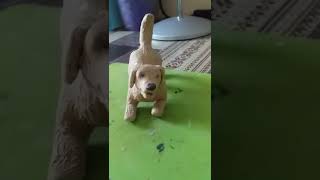 Собака из глины🐶#shorts #собака #лепка