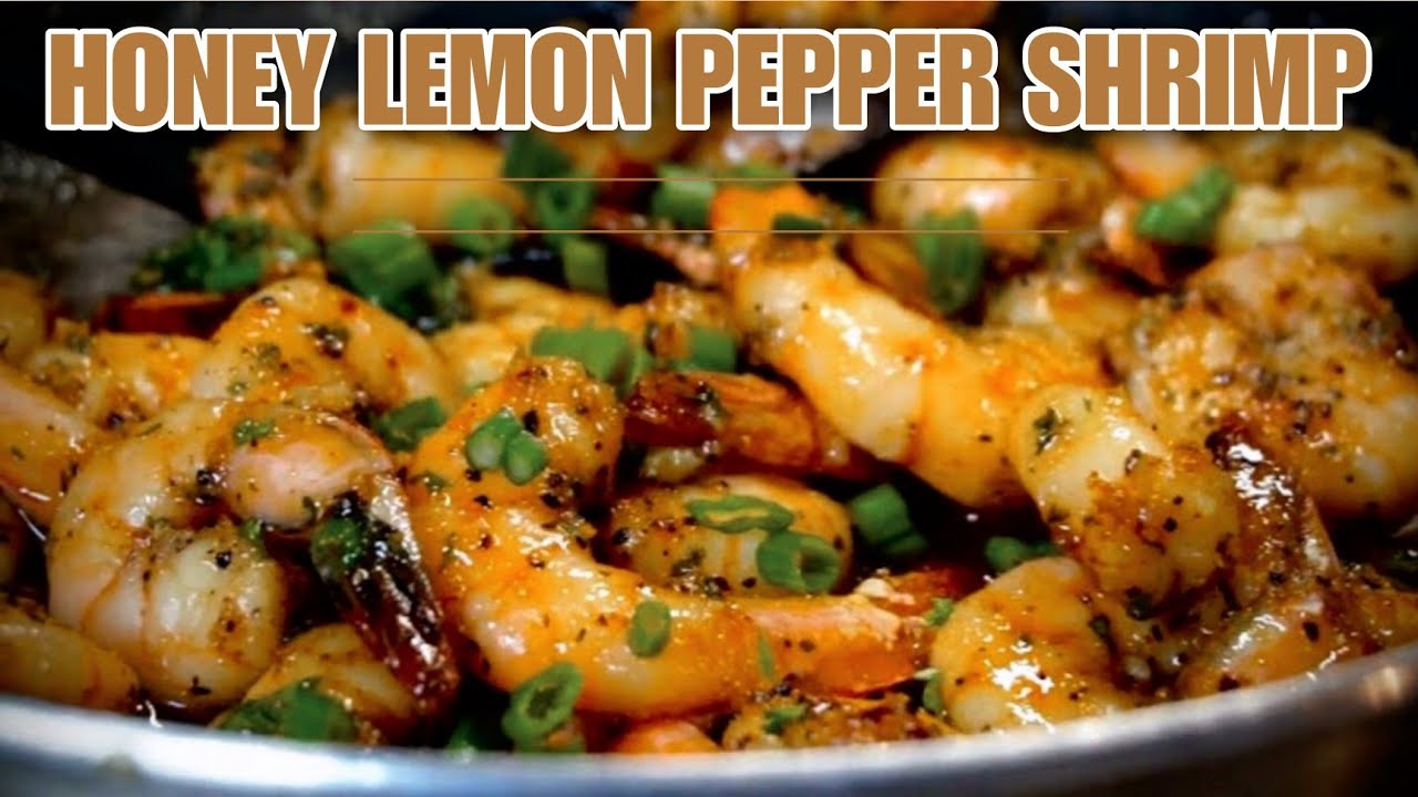 Air Fryer  Honey Lemon Pepper Shrimp