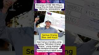 Harta hasil lotre hilang ditelan mental miskin #viralshorts #financialfreedom #psikologi