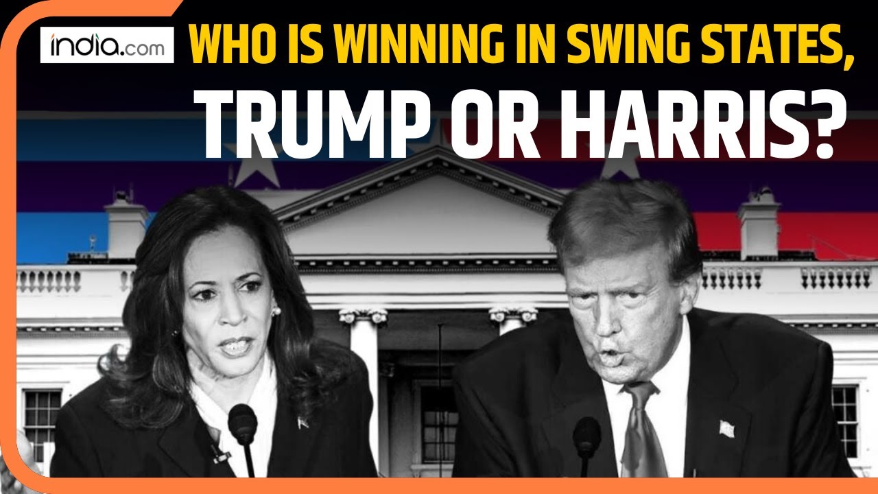 US Election : Who is winning in swing states, Trump or Kamala Harris ...