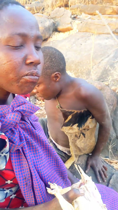 Chaba got angry  #hadzabetribe #africafood #animals