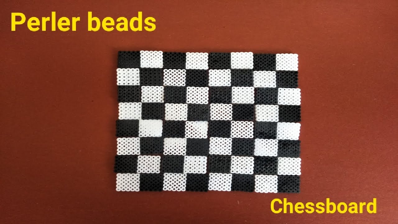 DIY Fuse/Perler/Hama beads chess/checkers board YouTube