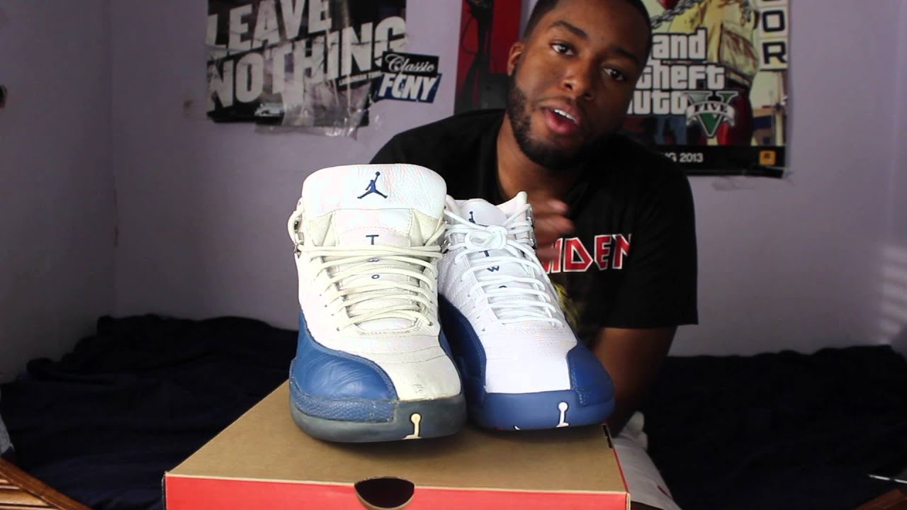 Jordan 12 French Blue 2004 vs 2016 