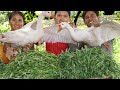 Cooking Traditional Food Kandieng Vegetable with Goose Recipe - Korko Kandieng in My Village