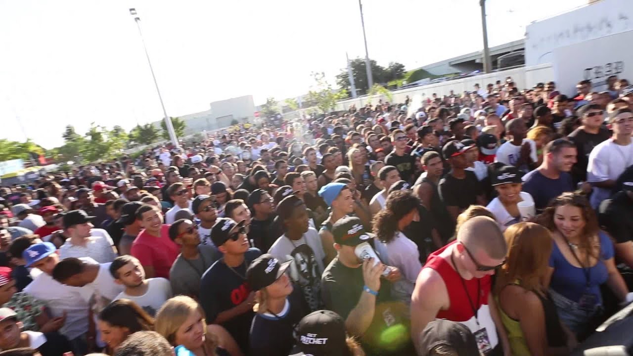 Al Kush Performing Live With Juicy J And ASAP Ferg At LMNT Miami