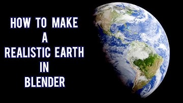 How To Make a Realistic Earth in Blender 3.5 l Blender Tutorial 2023 l #3dblender #blender #earth