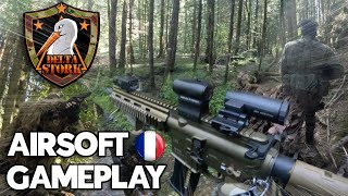 AIRSOFT Gameplay en forêt avec la HK416