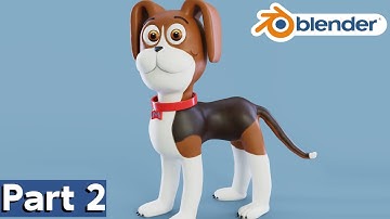 Part 2 - Dog Character Creation (Blender Tutorial Series)