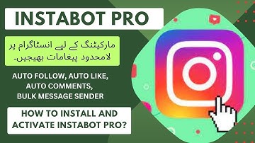 How it works? Instagram Bot & Sender | AUTO FOLLOW | AUTO LIKE | AUTO COMMENTS | BULK MESSAGE SENDER