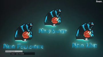 Make custom animated alerts from your logo for twitch,mixer - Best Animation for Streamers service