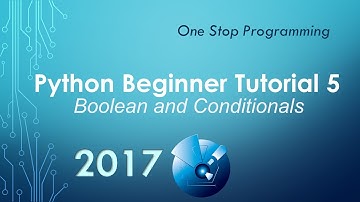 Python Beginner Tutorial 5 - Booleans and Conditionals (Reposted w/ Zoom)
