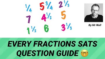 Adding and Subtracting Fractions Year 6 KS2 SATs questions - every SATs questions about Fractions