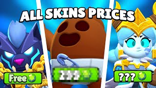 All The New Brawl Stars Skins And Their Price!