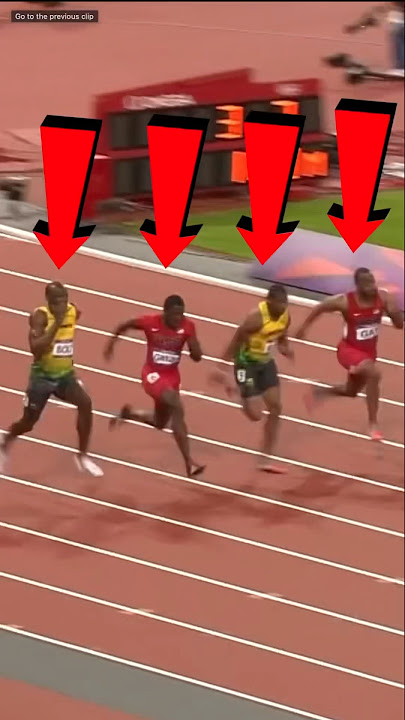 When The FASTEST Humans Ever Race Each Other! 🤯 #shorts