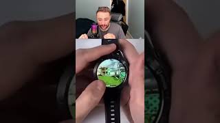 HE PLAYED COD MOBILE ON HIS WATCH... #shorts