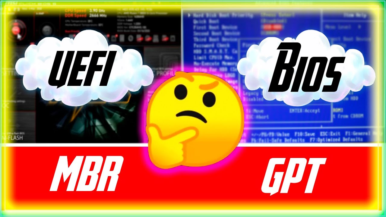 🔥 Como saber si tenemos UEFI o BIOS | GPT o MBR 💻 - YouTube