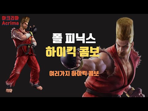 폴 피닉스 하이킥 콤보