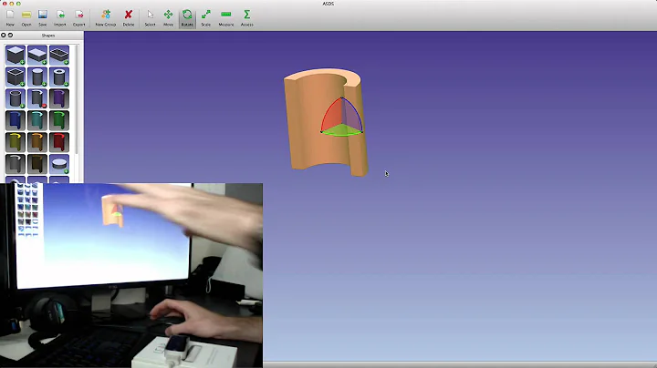 Gestural control of 3D objects with LEAP Motion Controller