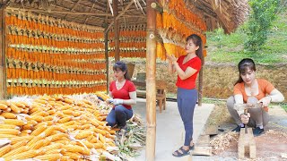 CEO Girl Leaves The City To Live in the Forest: Build Warehouse to Store Many Corn After Harvest