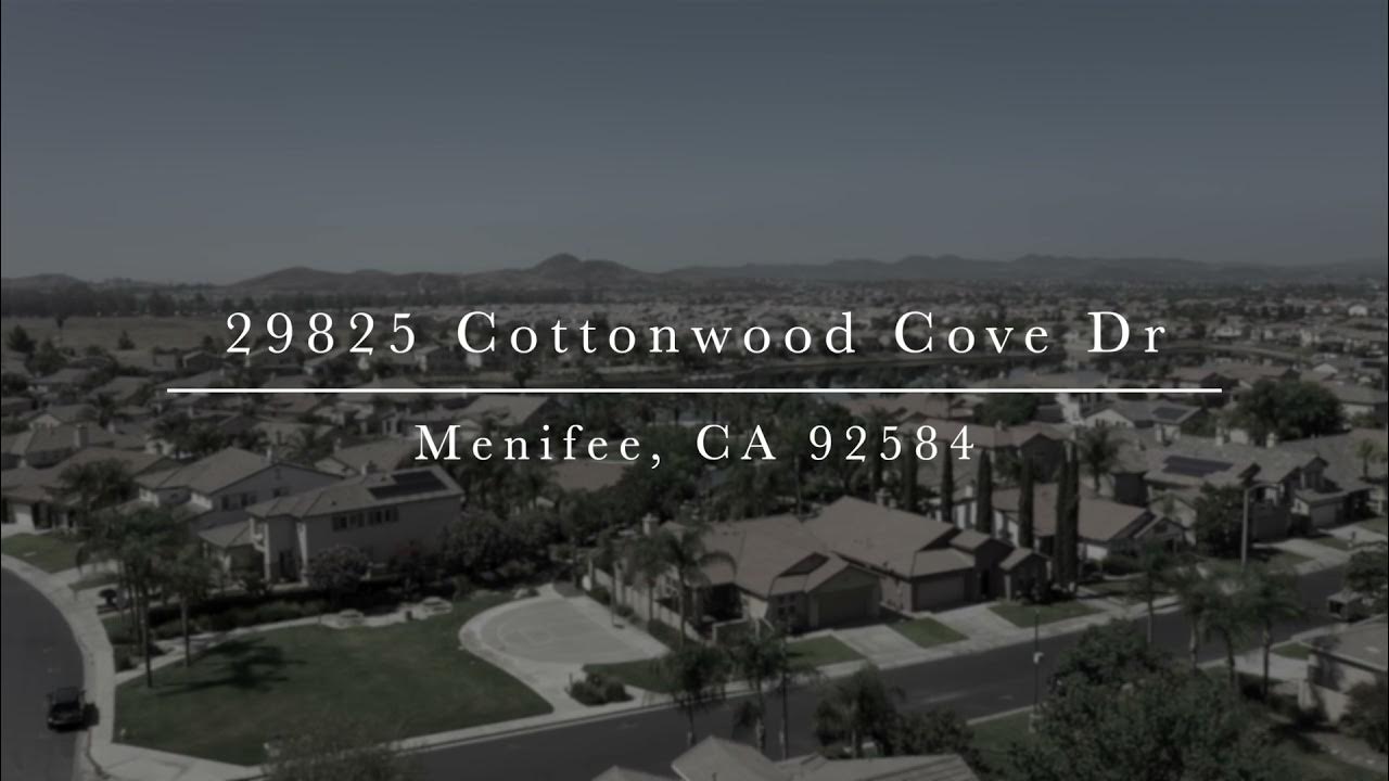 MLS Non Branded 29825 Cottonwood Cove, Menifee California YouTube