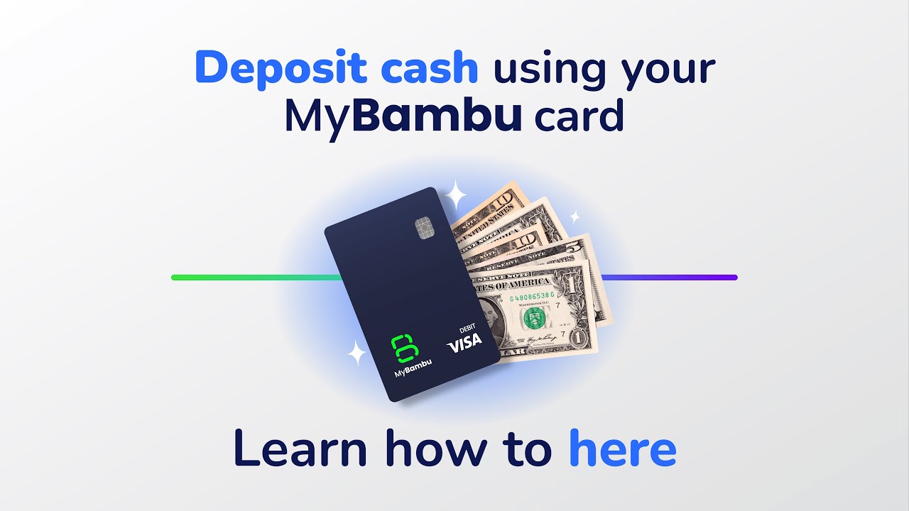 How to deposit cash using your MyBambu card YouTube