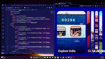 ASMR Programming - Coding Expanding Cards - HTML CSS JS -No Talking