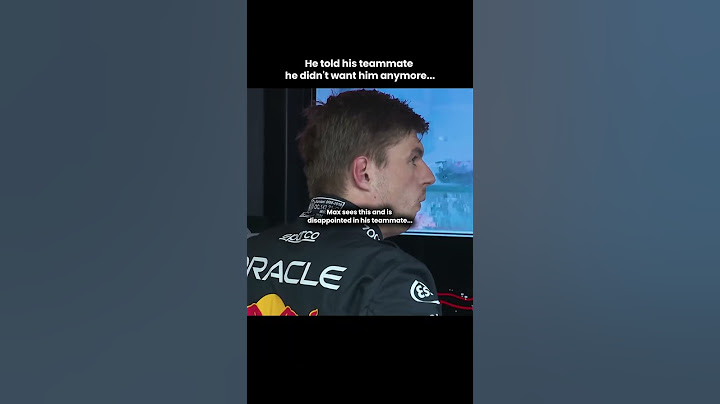 When Sergio Perez was excluded by Redbull and Max Verstappen in F1