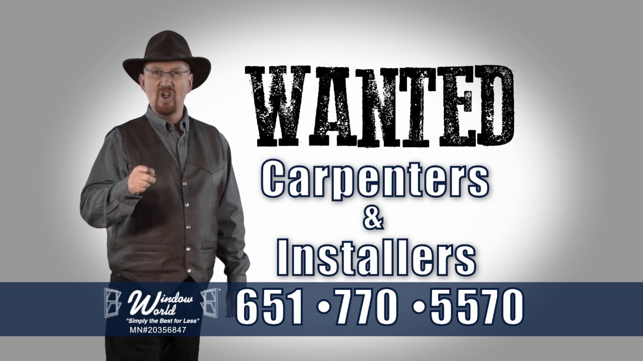 window world mn wanted carpenters window installers world mn youtube window world mn wanted carpenters window installers world mn youtube
