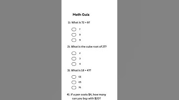 Math Quiz #mathquiz #maths #shorts #shortsviral