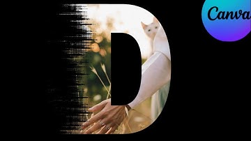 How to Create a Glitch Effect Text in Canva | Easy Text effect