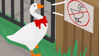 Симулятор Гуся с Кидом #3 Гусиная Любовь в Саду Untitled Goose Game на пурумчата