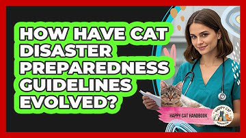 How Have Cat Disaster Preparedness Guidelines Evolved? - Happy Cat Handbook