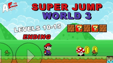 Super Jump World 3 ENDING - Levels 11-15 / Gameplay Walkthrough (Android, iOS)