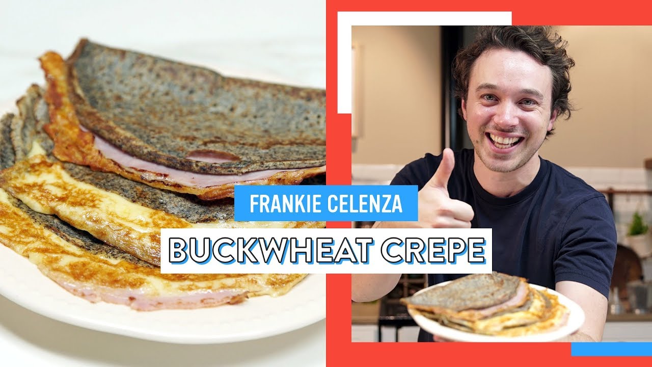 Savory Buckwheat Ham & Cheese Crepe | Frankie Celenza | Tastemade