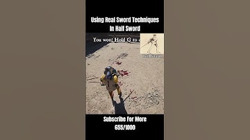 Using Real Sword Techniques: Tail Guard | Half Sword Playtest