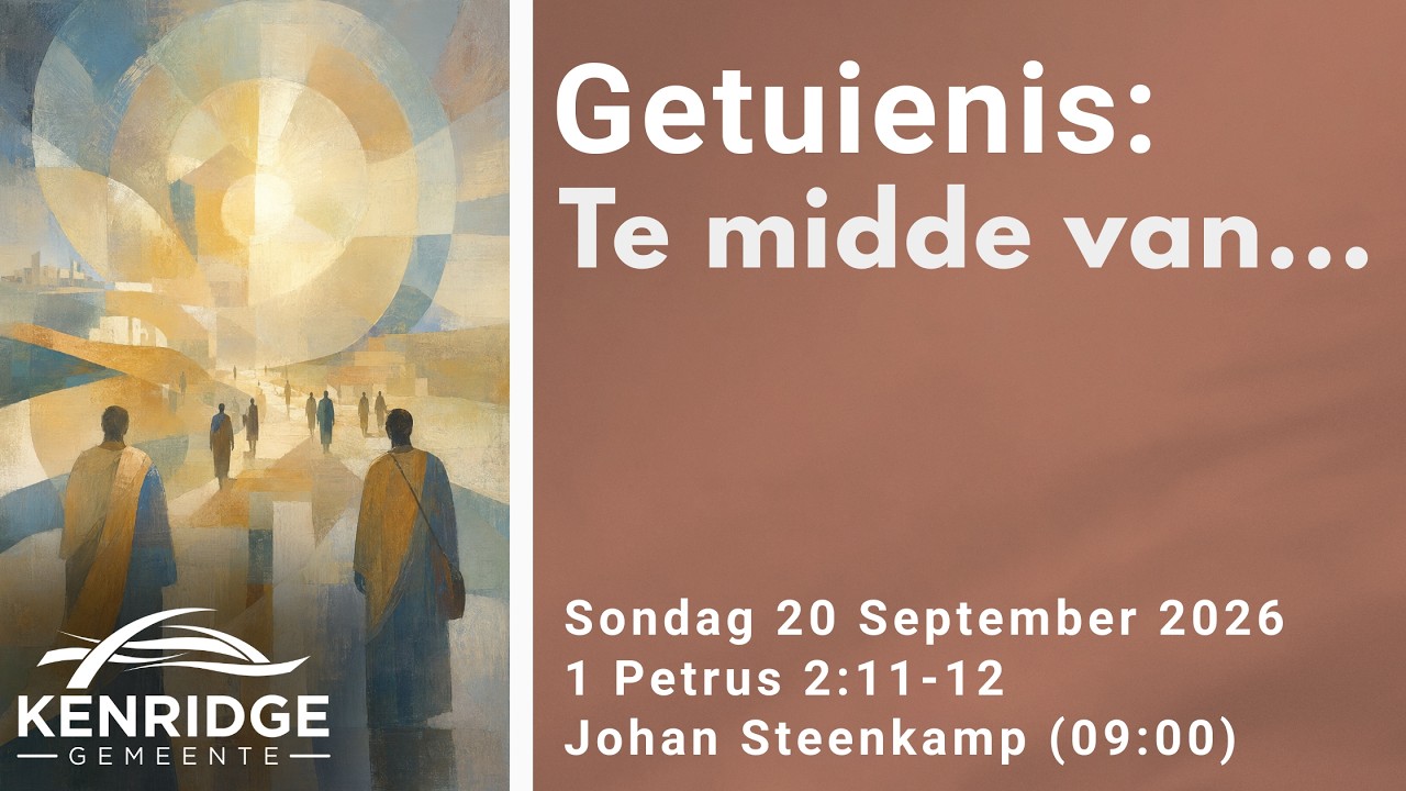 Kenridge Gemeente Erediens: 20 September 2026