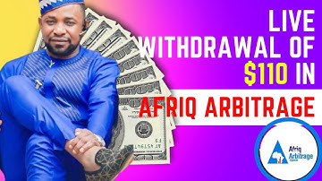 How to WITHDRAW your EARNINGS in AFRIQ ARBITRAGE (ASS)