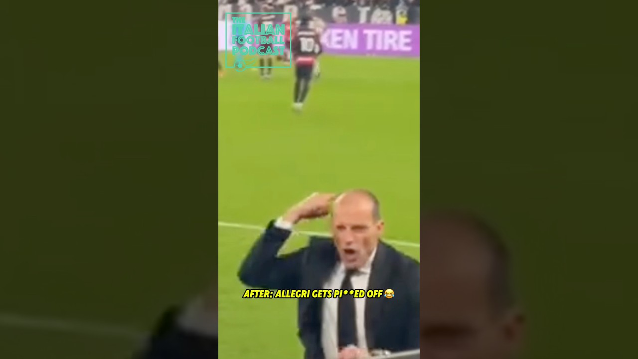 It was Rafa Leao’s turn to pi** off Max Allegri this week 😂 