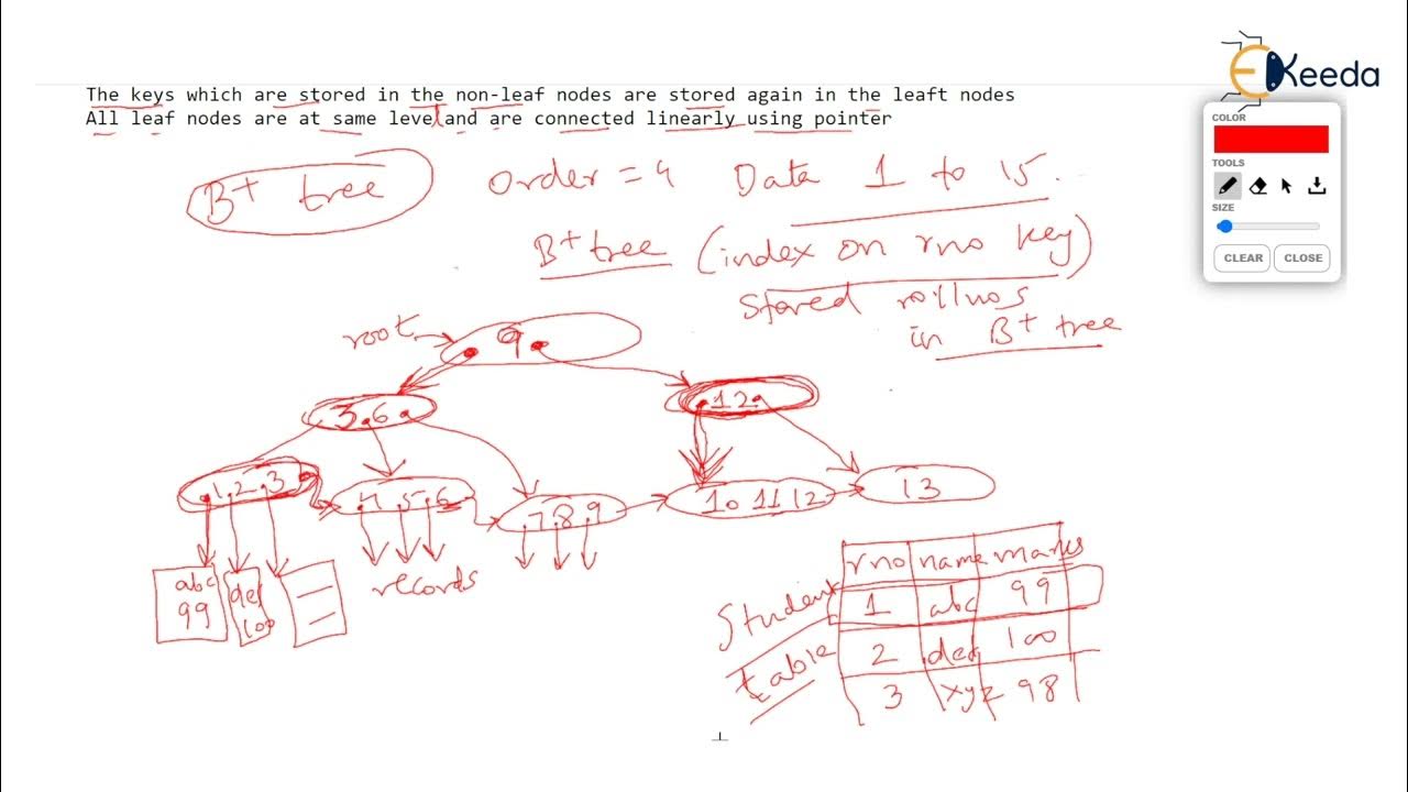 Application of B+ Tree | Data Structure Using C | Data Structure Using ...