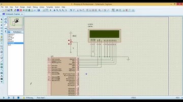 LCD interface with PIC microcontroller using Proteus and MikroC