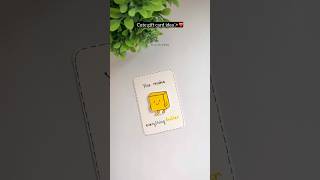 Handmade card for your loved ones | easy gift card ideas #diy #craft #handmade #giftideas #couple
