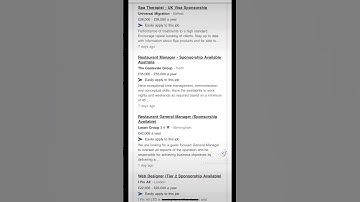 Latest UK visa sponsorship jobs on Indeed App