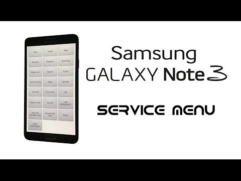 Samsung GALAXY Note 3 / Neo / Duos - Service / Test / Hidden Diagnostic Menu, Secret Codes