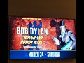 Bob Dylan Mayo Civic Center Rochester MN 3-24-2026