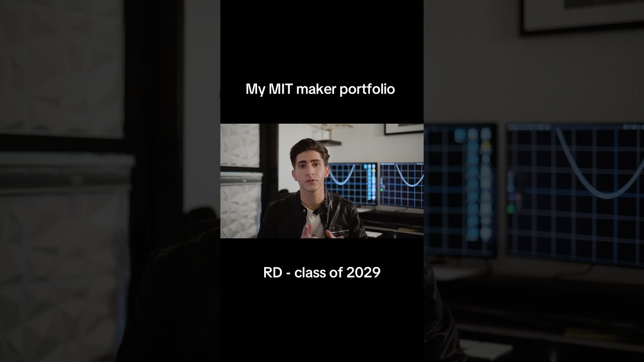 ⁣MIT Maker Portfolio #ivyleague #universities #engineering #technology #edtech #education