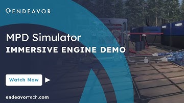 Managed Pressure Drilling (MPD) Simulator with Immersive Engine