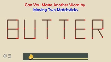 Can you make another word from the existing one? | Matchstick Word Puzzles #   | Brain Teaser