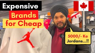 Expensive Brands For Cheap In Canada Shopping Vlog In Canada Gursahib Singh