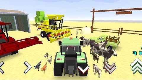 Blocky Farm & Racing - New cow In Ranch | FARM MODE | New Game Farming Android / Ios #Blocky