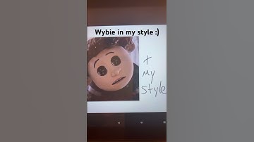 Just watched the Coraline Movie in theaters and had to draw my favorite. #coraline #wybie  #mystyle